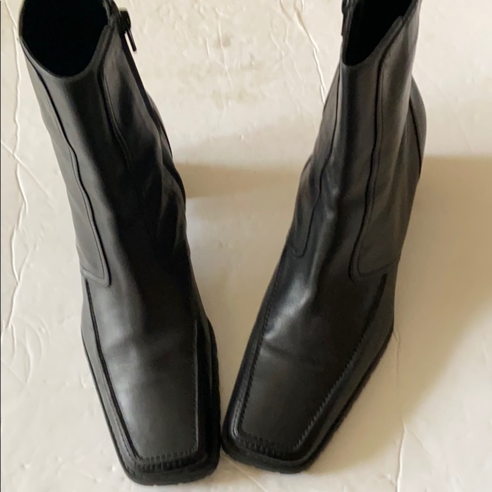Via Spiga Black Ankle Boots